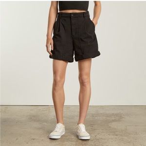 Everlane Women's High Waist Shorts - Black